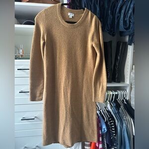 J. Crew Camel Knit Dress